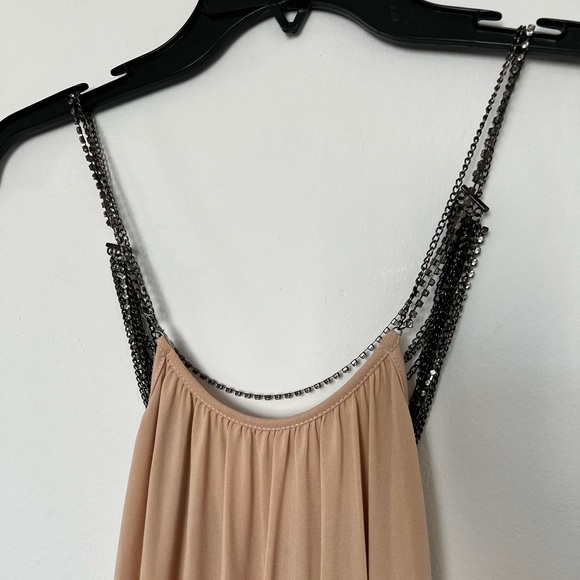 Rinascimento mini beige dress - Picture 3 of 6